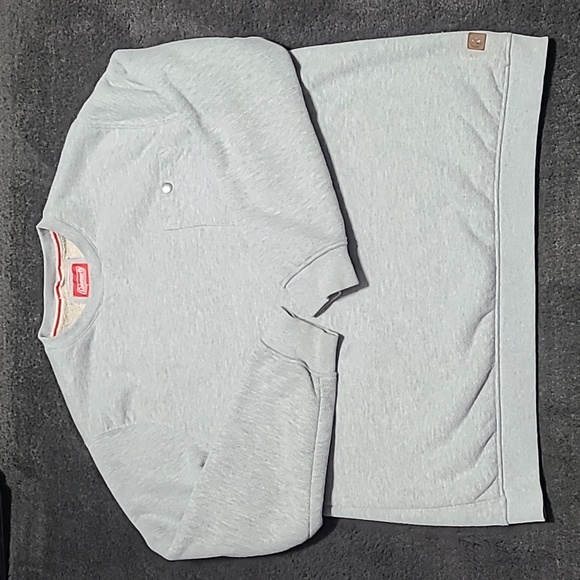 Vtg Coleman Comfort Fit Sherpa Lined Chest Pocket Crew‎ Sweatshirt Men's XXL - Picture 1 of 9